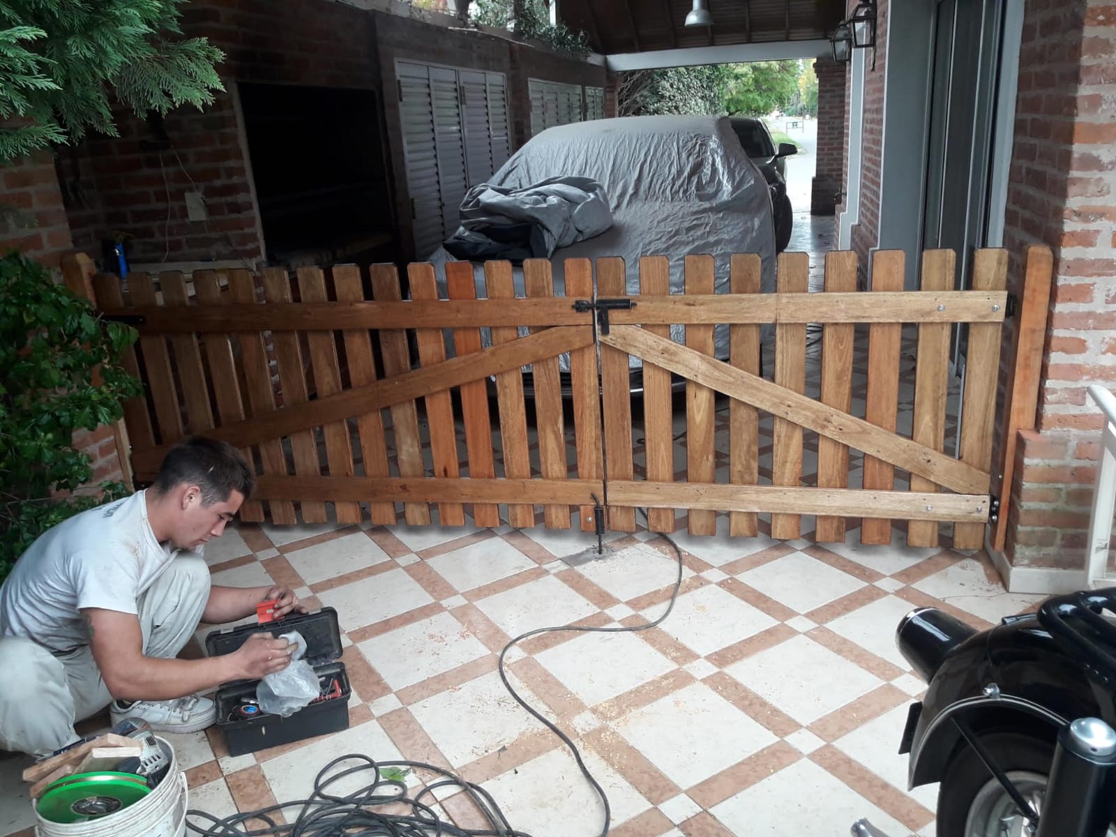 Portones de madera