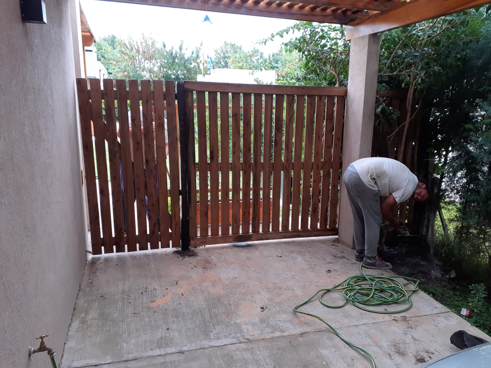 Portones de madera